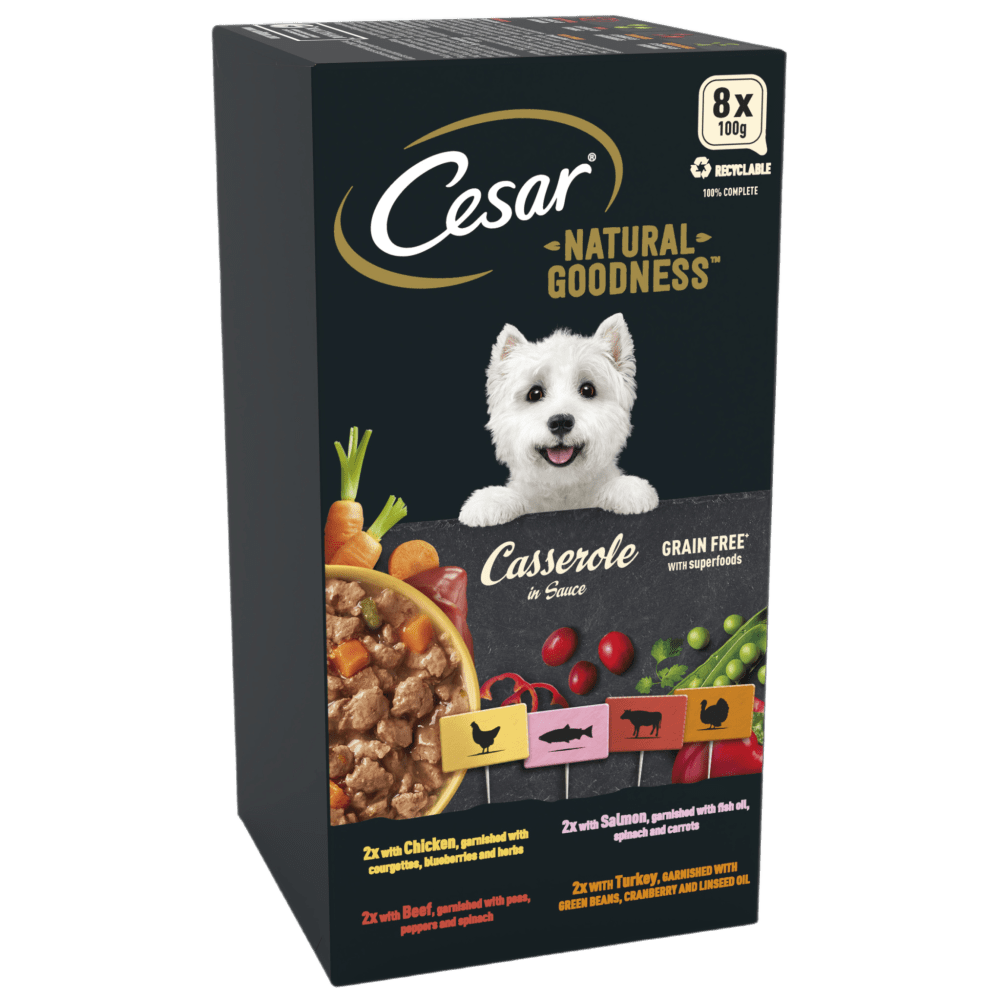 CESAR® NATURAL GOODNESS™ Grain Free Wet Dog Food in Casserole - 1