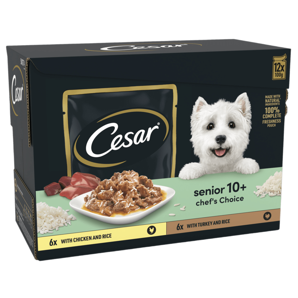 Senior Wet Dog Food Pouches Mixed Selection in Sauce